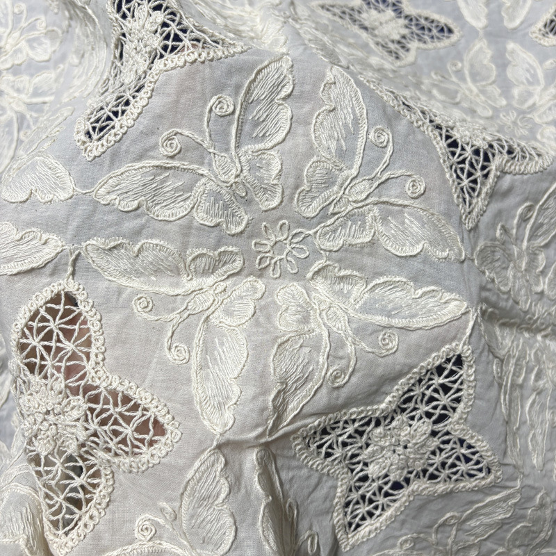 Sewing Eyelet Fabric - Хлопковая ткань с вышивкой в виде