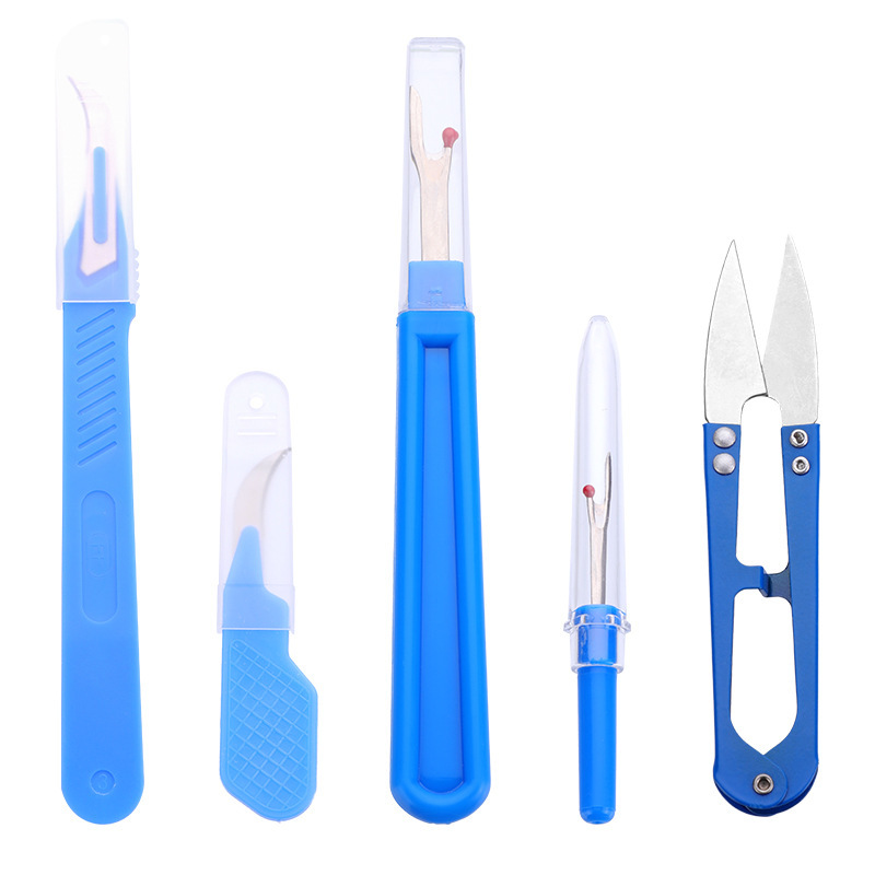 Seam Ripper Tool - Набор для расширения швейных швов, синий