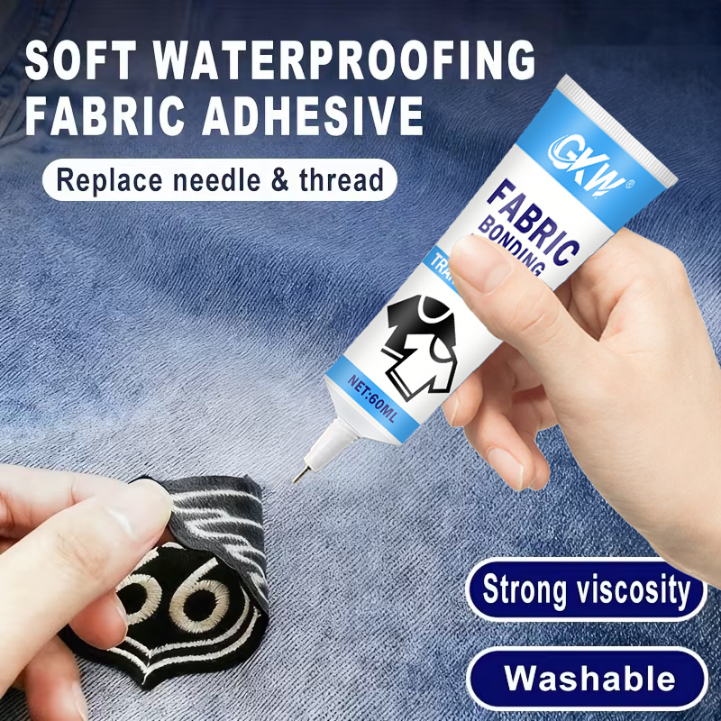 Прочный клей для ткани, прозра – обзор и цена Fabric Glue Bond