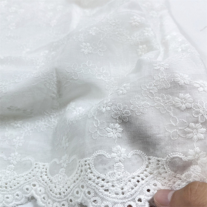 Ткань из 100% хлопка с фестонч – обзор и цена Sewing Eyelet Fabric