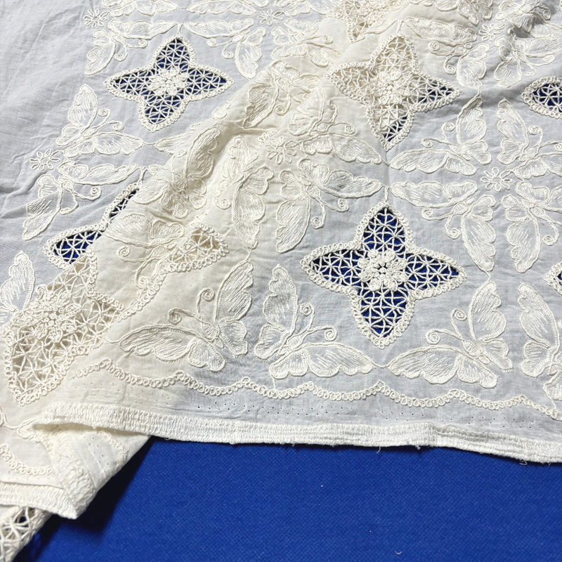Хлопковая ткань с вышивкой в в – обзор и цена Sewing Eyelet Fabric