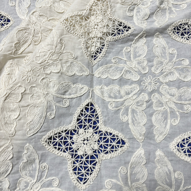 Хлопковая ткань с вышивкой в в – обзор и цена Sewing Eyelet Fabric