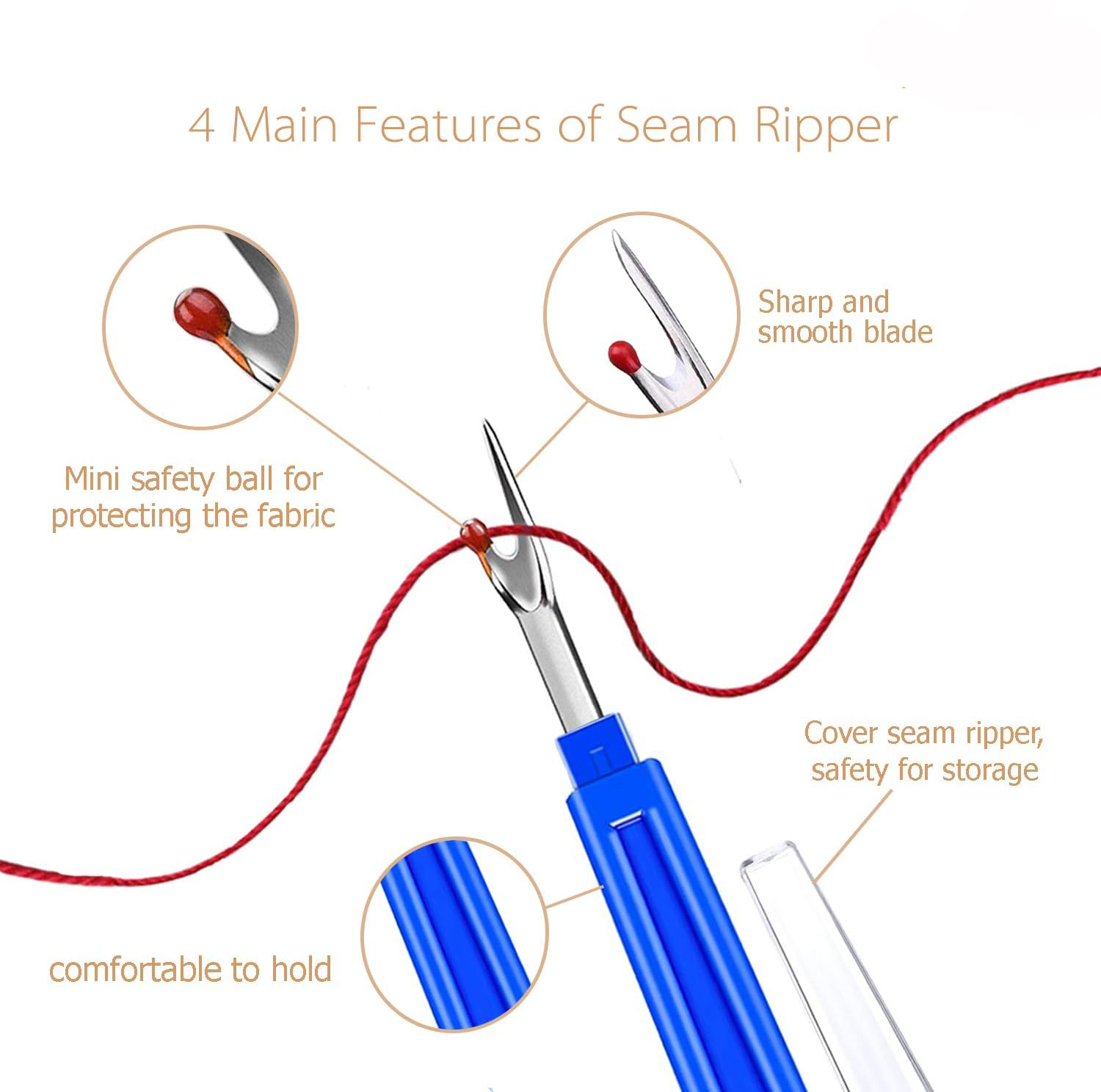 Набор для расширения швейных ш – обзор и цена Seam Ripper Tool